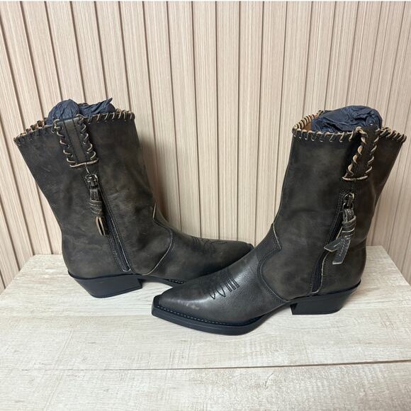 FRANCO SARTO Sarto Lance Western Booties Sz 7M Women's Shoes - Picture 5 of 12